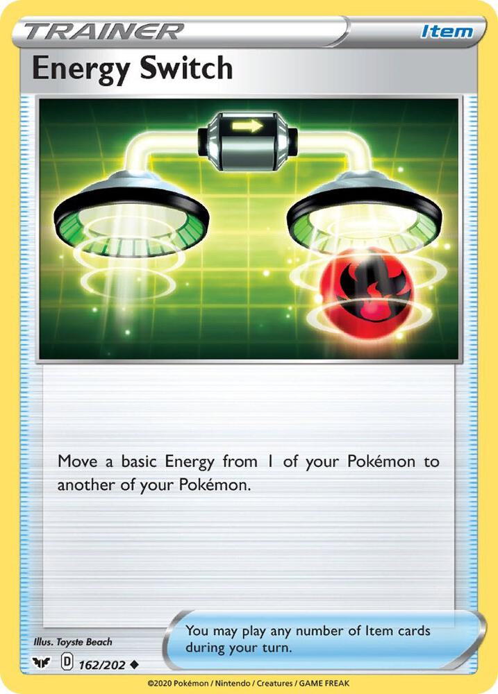 Pokemon - Sword & Shield - Energy Switch - 162/202