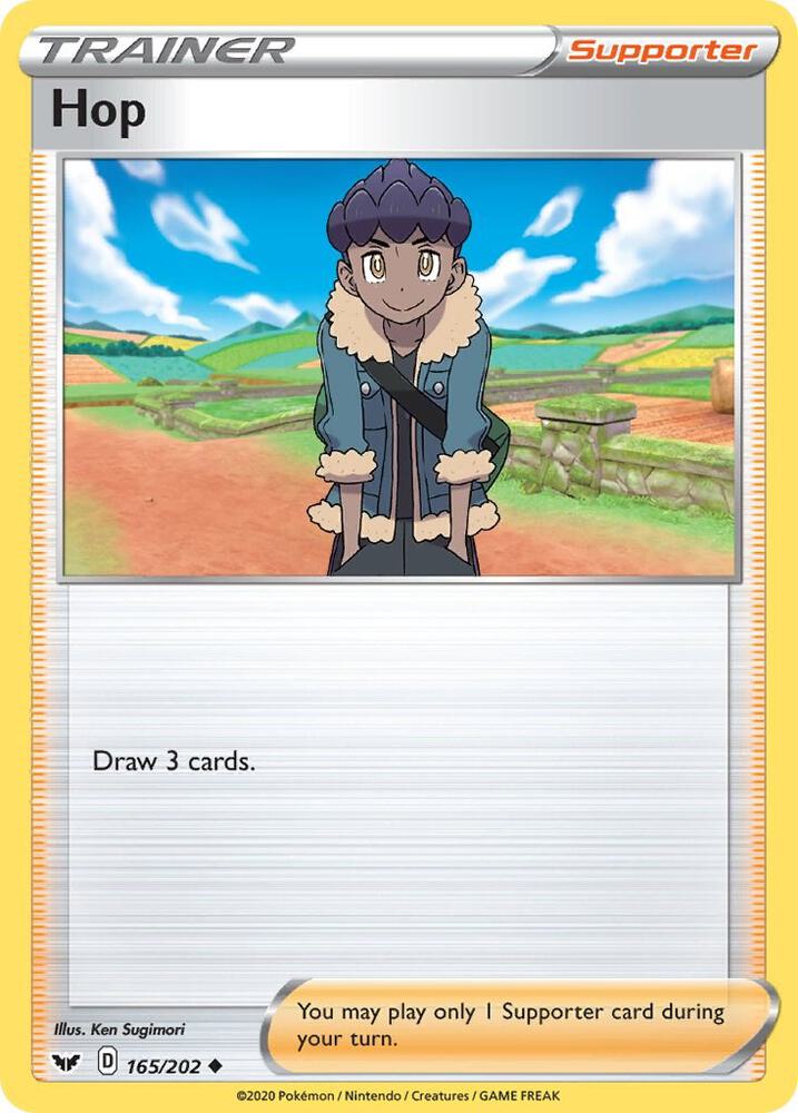 Pokemon - Sword & Shield - Hop - 165/202 - Reverse Holofoil