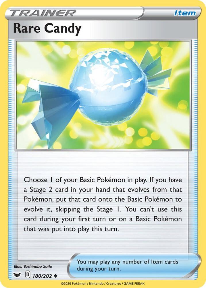 Pokemon - Sword & Shield - Rare Candy - 180/202