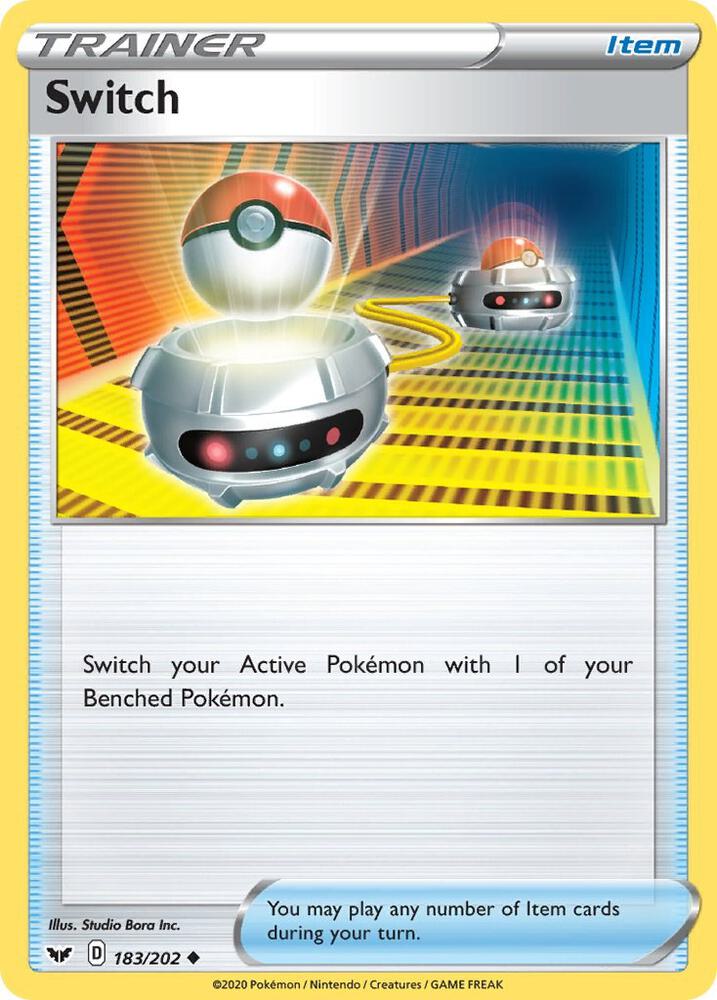 Pokemon - Sword & Shield - Switch - 183/202 - Reverse Holofoil