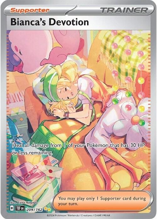 Pokemon - Temporal Forces - Bianca's Devotion - 209/162 - Holofoil