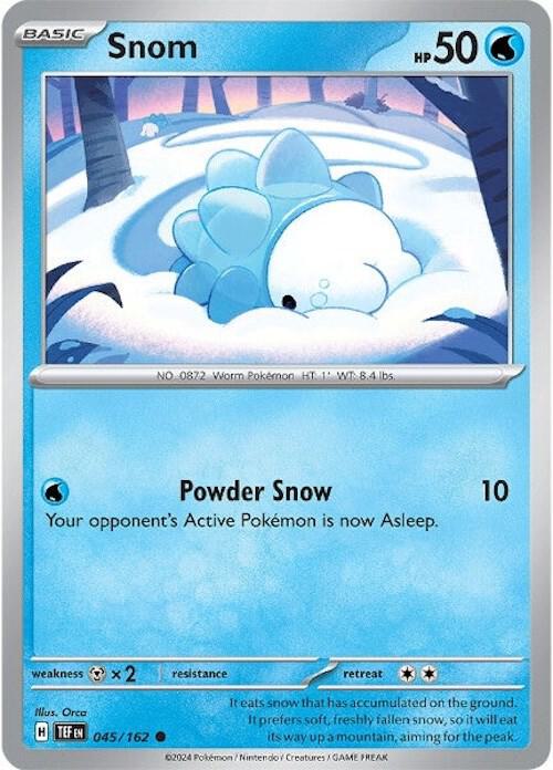 Pokemon - Temporal Forces - Snom - 045/162