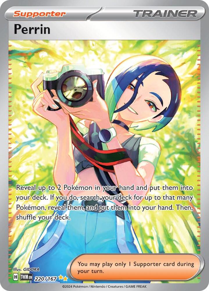 Pokemon - Twilight Masquerade - Perrin - 220/167 - Holofoil