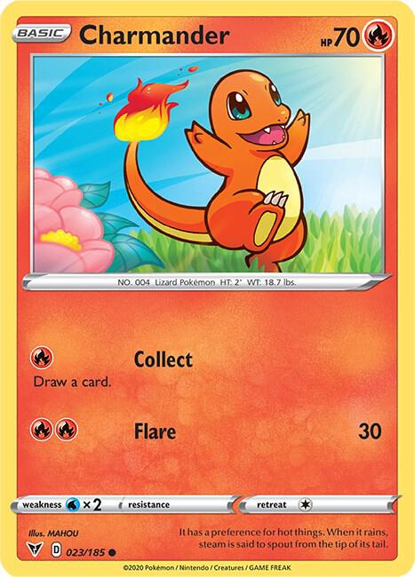 Pokemon - Vivid Voltage - Charmander - 023/185