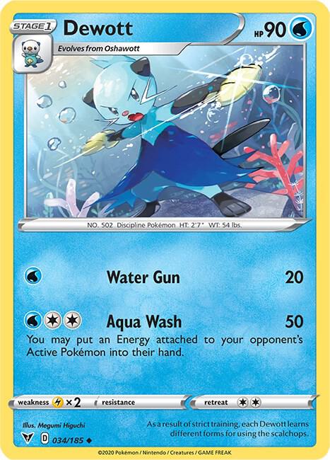 Pokemon - Vivid Voltage - Dewott - 034/185