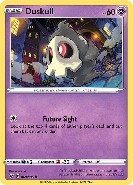 Pokemon - Vivid Voltage - Duskull - 069/185 - Reverse Holofoil