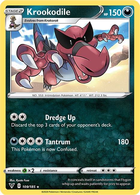 Pokemon - Vivid Voltage - Krookodile - 109/185
