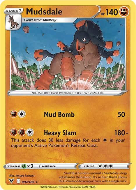 Pokemon - Vivid Voltage - Mudsdale - 097/185