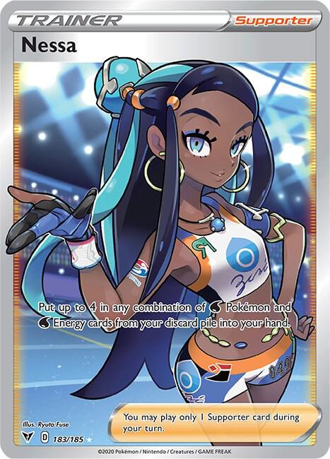 Pokemon - Vivid Voltage - Nessa - 183/185 - Holofoil