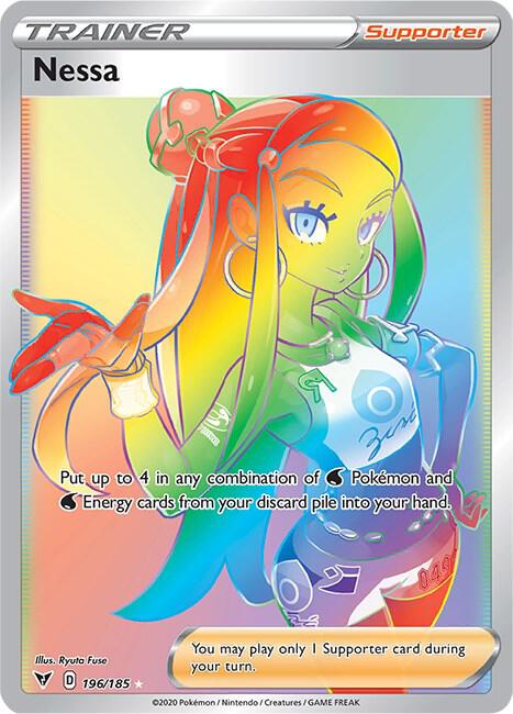 Pokemon - Vivid Voltage - Nessa - 196/185 - Holofoil