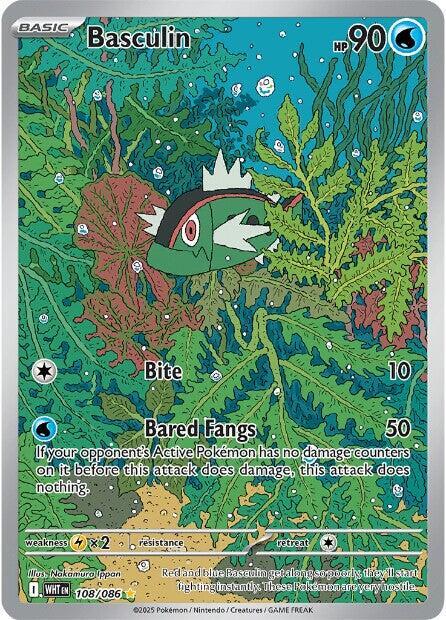 Pokemon - Scarlet & Violet - White Flare - Basculin - 108/086 - Holofoil