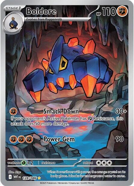 Pokemon - Scarlet & Violet - White Flare - Boldore - 128/086 - Holofoil