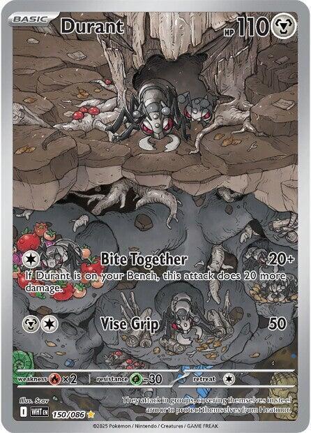 Pokemon - Scarlet & Violet - White Flare - Durant - 150/086 - Holofoil