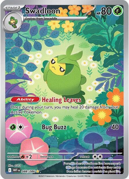 Pokemon - Scarlet & Violet - White Flare - Swadloon - 088/086 - Holofoil