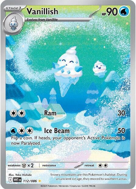 Pokemon - Scarlet & Violet - White Flare - Vanillish - 112/086 - Holofoil