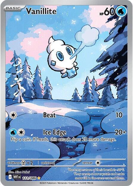 Pokemon - Scarlet & Violet - White Flare - Vanillite - 111/086 - Holofoil