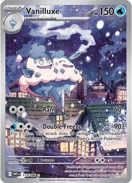Pokemon - Scarlet & Violet - White Flare - Vanilluxe - 113/086 - Holofoil
