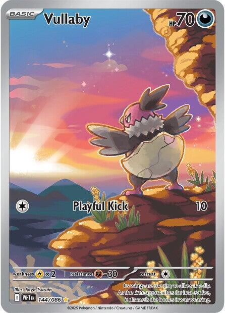 Pokemon - Scarlet & Violet - White Flare - Vullaby - 144/086 - Holofoil