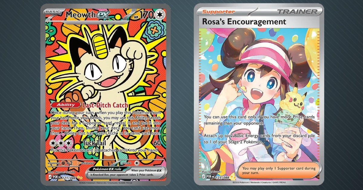 Mega Clefable ex card art showing the pink fairy Pokémon in a magical sparkly pink background from Perfect Order set