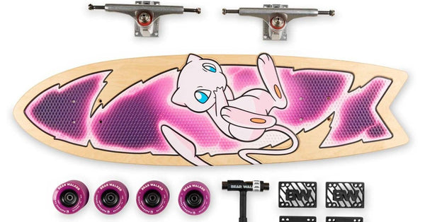 New Pokémon Center x Bear Walker Mew and Mewtwo Skateboards Drop April 2026