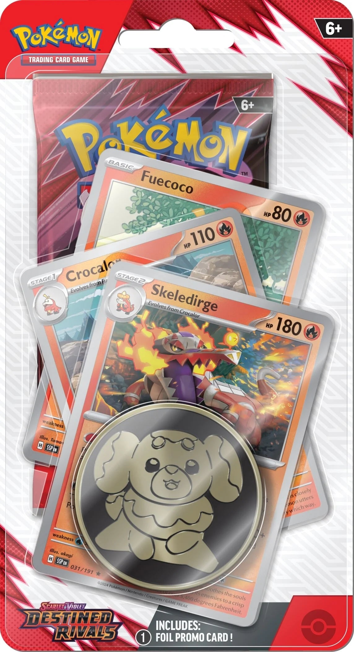 Pokemon TCG: Destined Rivals - Premium Checklane - Skeledirge