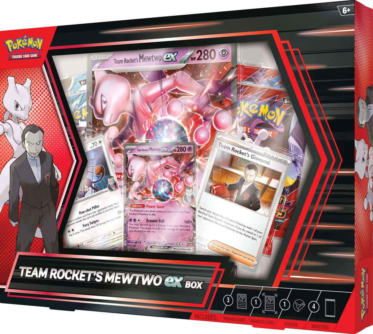 Pokemon TCG: Team Rocket's Mewtwo ex Box