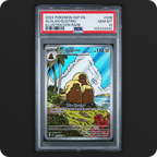 Alolan Dugtrio 208/191 Surging Sparks PSA 10 slab, front