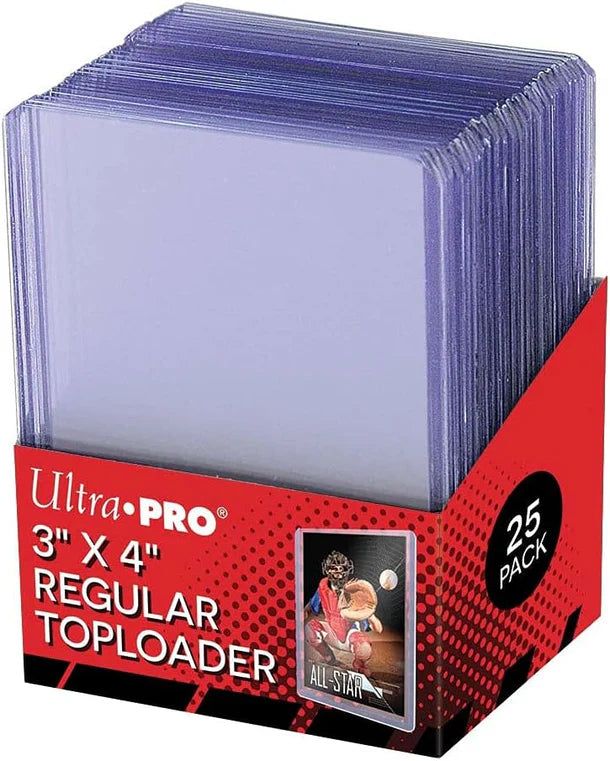 Ultra Pro Toploaders - 3 x 4 Inch Toploaders Clear (Pack of 25)