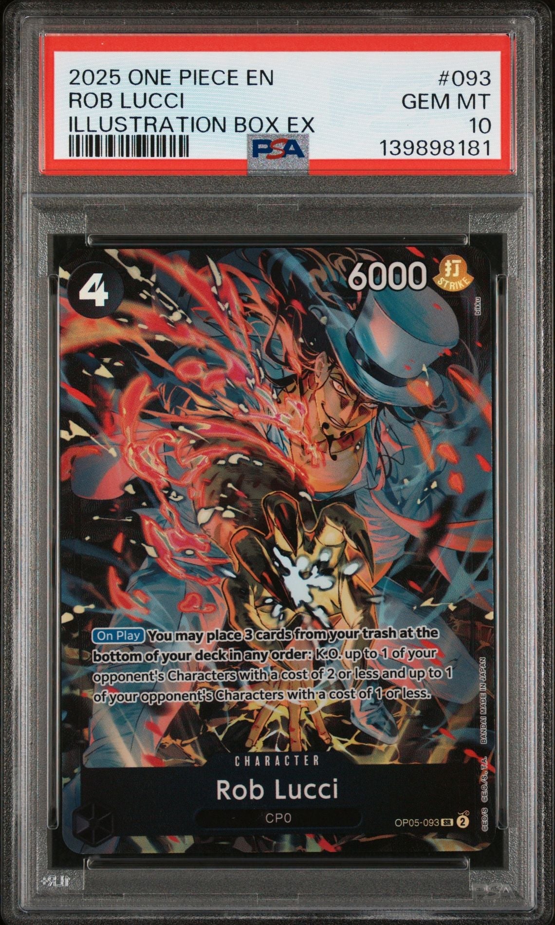 Rob Lucci - PSA 10   (Front)