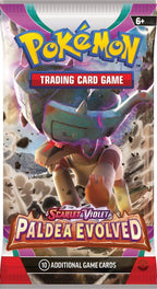 Paldea Evolved Booster Pack, front