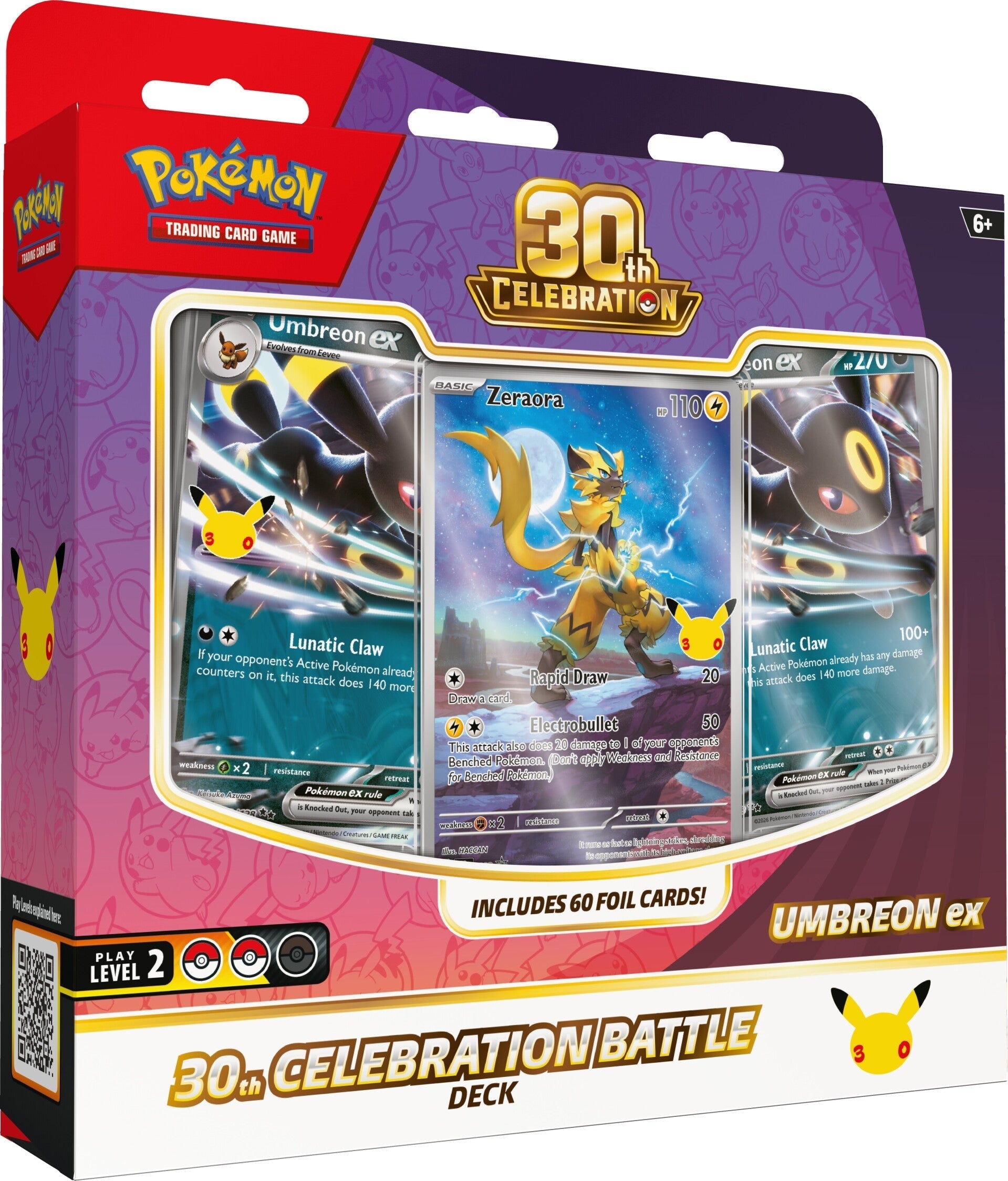 Pokemon TCG 30th Celebration Battle Deck Umbreon ex