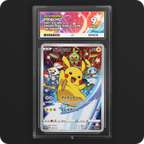 Pikachu 001/S-P Promo Ace Grading 9 slab, front
