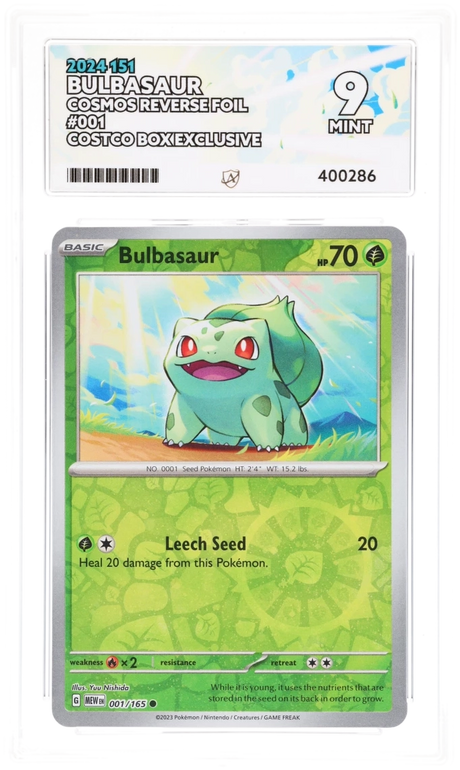 Bulbasaur - ACE 9   (Front)