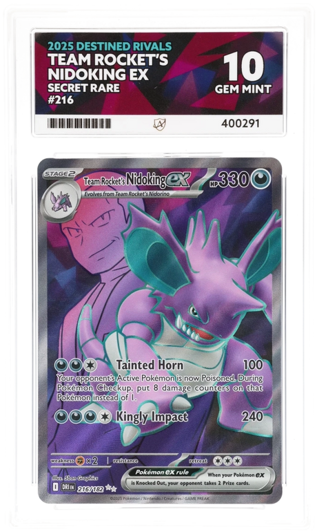 Team Rocket's Nidoking ex - ACE 10   (Front)