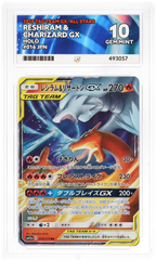 Reshiram & Charizard GX - ACE 10   (Front)