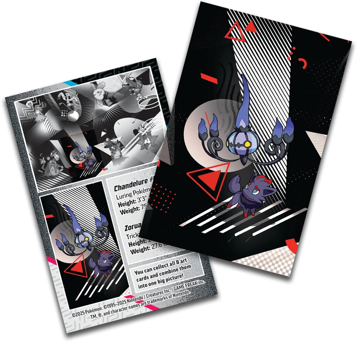 Pokemon TCG: Black Bolt & White Flare - Unova Mini Tin - Zorua & Chandelure