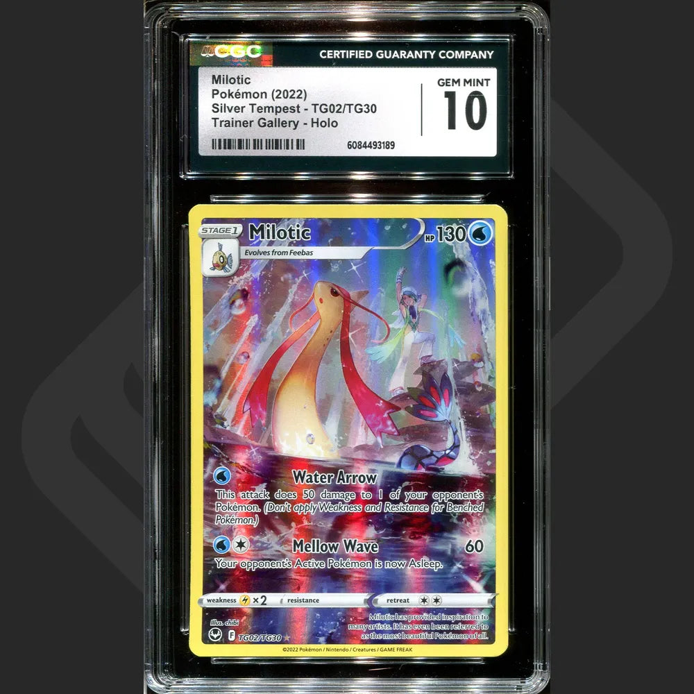 Pokemon - Silver Tempest (2022) - Milotic - TG02/TG30 - CGC - Grade 10