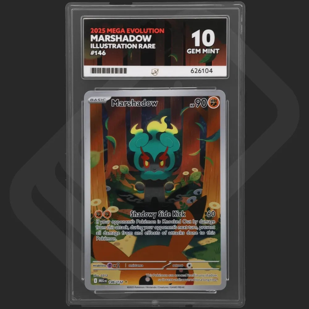 Pokemon - Mega Evolution (2025) - Marshadow - 146/132 - Ace Grading - Grade 10