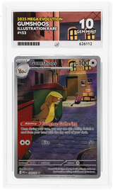 Pokemon - Mega Evolution (2025) - Gumshoos - 153/132 - Ace Grading - Grade 10