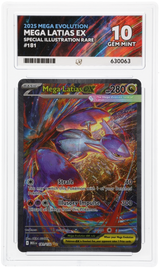 Pokemon - Mega Evolution (2025) - Mega Latias ex - 181/132 - Ace Grading - Grade 10