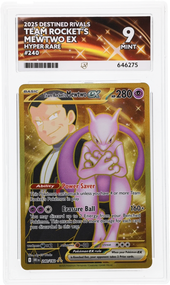 Team Rocket's Mewtwo ex - ACE 9   (Front)