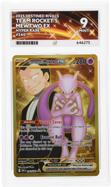 Team Rocket's Mewtwo ex - ACE 9   (Front)