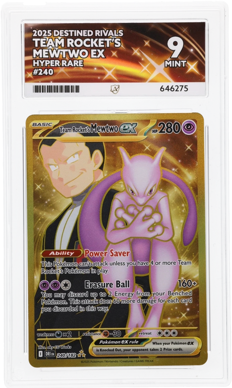 Team Rocket's Mewtwo ex - ACE 9   (Front)