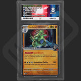 Pokemon - Destined Rivals - Team Rocket's Tyranitar - 096/182 - Pokemon Center Exclusive - Ace Grading - Grade 8