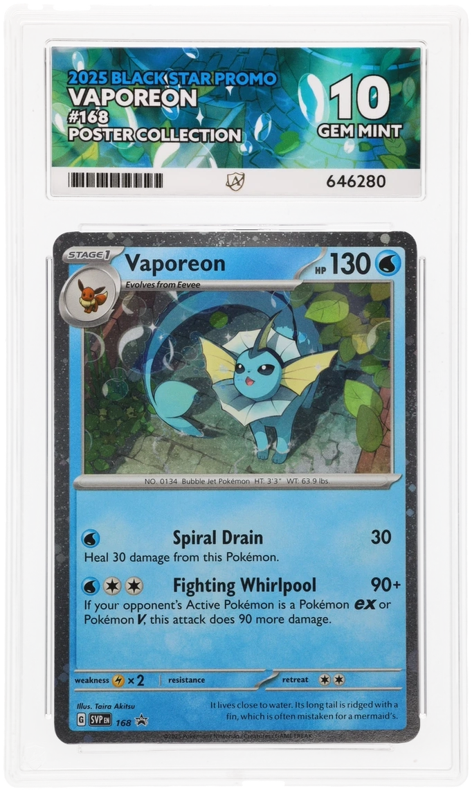 Vaporeon - ACE 10   (Front)