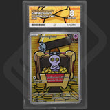 Pokemon - Paradox Rift - Gimmighoul - 198/182 - Ace Grading - Grade 8