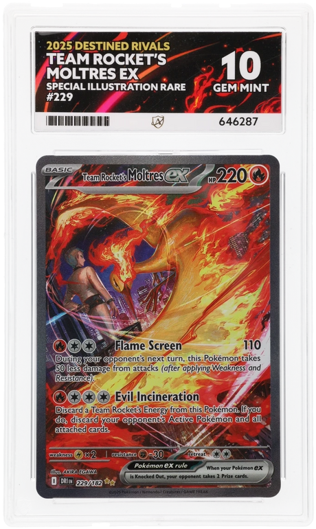 Team Rocket's Moltres ex - ACE 10   (Front)