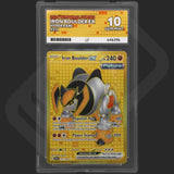 Pokemon - Temporal Forces - Iron Boulder ex - 217/162 - Ace Grading - Grade 10