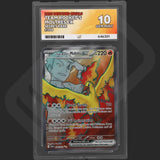 Pokemon - Destined Rivals - Team Rocket's Moltres ex - 208/182 - Ace Grading - Grade 10