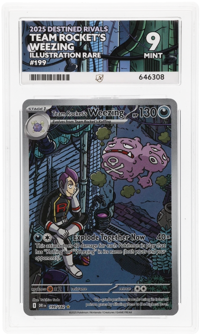 Team Rocket's Weezing - ACE 9   (Front)